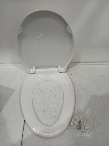 Garvee Soft Close Hinge Non-Slip Elongated Toilet Seat - 18.2" - white (model: ph0-16exda3y) image 4