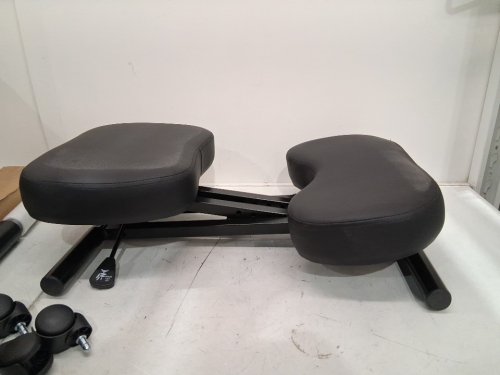Ergonomic Office Foam Cushion Kneeling Chair with Wheels - 265LBS Max - Black - (Model: MST005-1) image 3