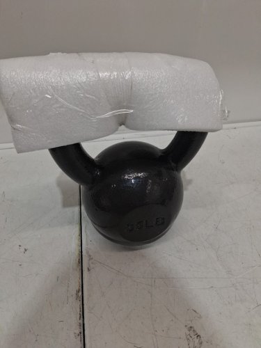 Amazon Basics cast iron KETTLEBELL WEIGHT - 35lbs - BLACK (model: kj24) image 3