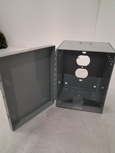 dmp transformer enclosure cover - 4.25" x 5.6" x 3.75" - grey (model: es-502) image 3