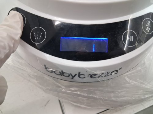 BabyBrezza Bottle Washer Pro 3-in-1 washer/sterilizer/dryer - holds 4 bottles - black/white (model: BRZ0103) image 10