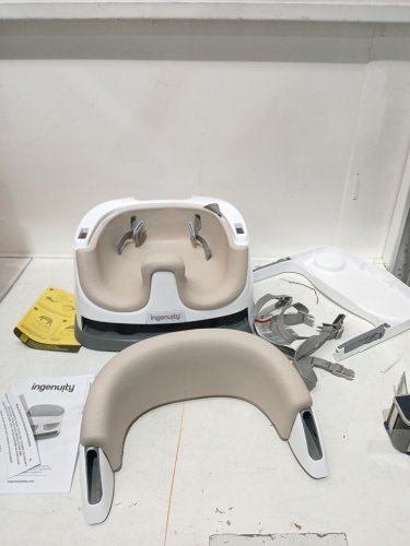 INGENUITY BABY BASE 2-IN-1 SEAT BOOSTER FEEDING SEAT - CASHMERE/WHITE (model: 10678) image 3