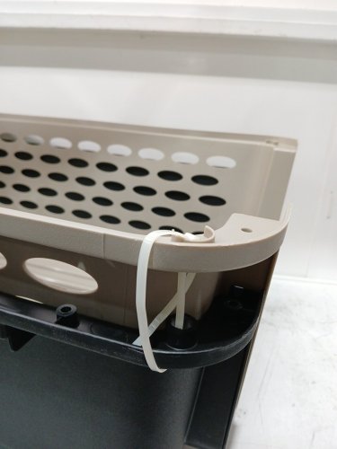 Petmate Vari Fashion Single-Door Plastic Dog Kennel - LARGE 32"- HOLDS 30-50LBS - BROWN/BLACK image 4