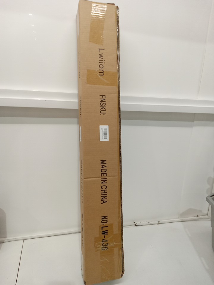 2PK Lwiiom Adjustable Wrap Around Disc Curtain Rods - 28" - 48" - Matte Black (Model: LW-436) image 2