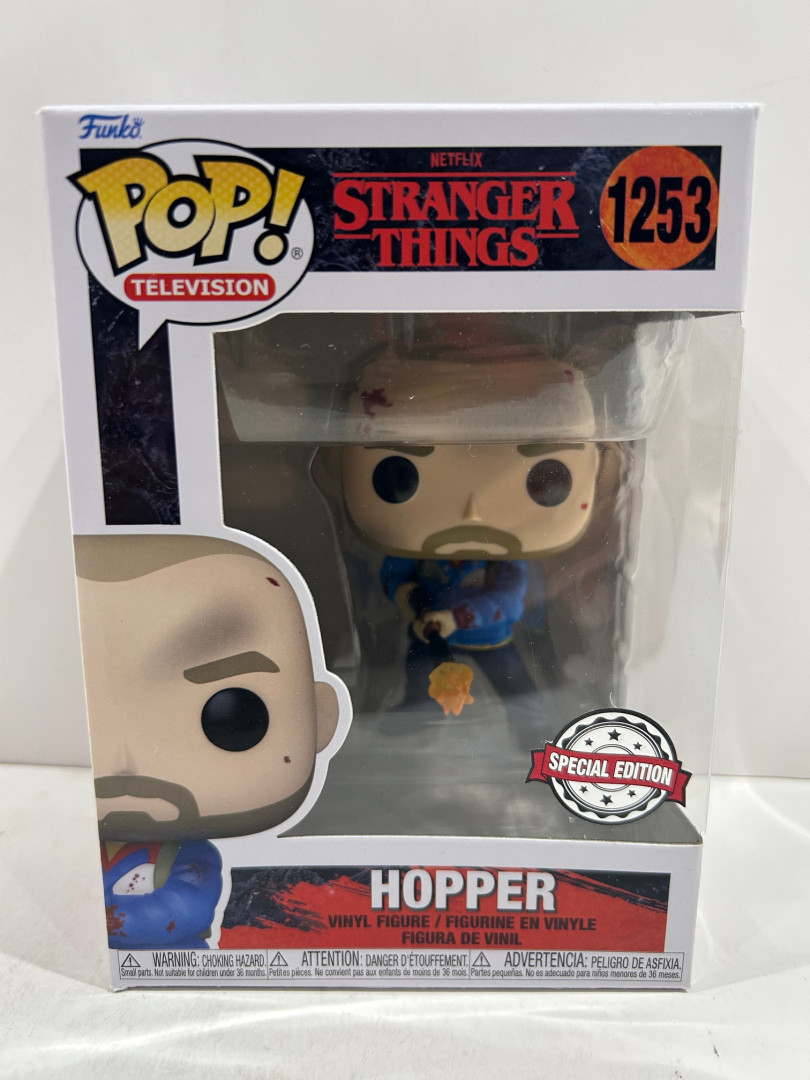 Funko pop! **special edition** Television: stranger things - hopper vinyl figure (#1253) image 2