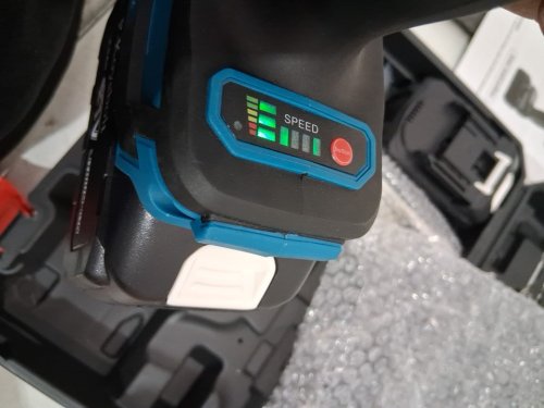 P-Koyebolt Cordless Impact Impact Gun driver kit with batteries and accessories - 740ft/lbs - blue/black image 4