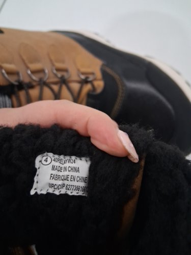 UNISEX 3M THINSULATE WATER RESISTANT WINTER BOOTS - SIZE 4 - BROWN/BLACK image 4