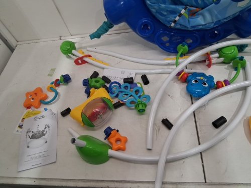 Baby Einstein Neptune's Ocean Discovery Jumper with Adjustable Height - 15+ multi-sensory toys/activities - 4 languages - Multi-colour (Model: 10455) image 5