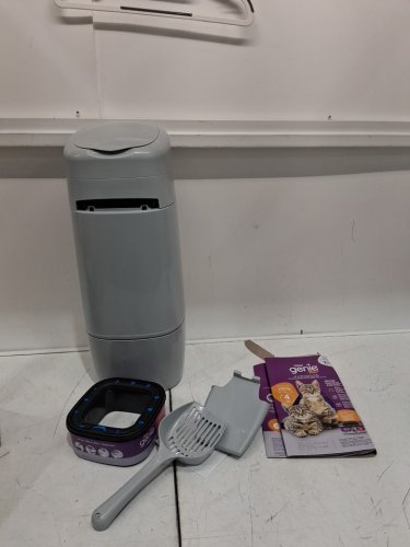 LITTER GENIE XL+ PAIL WITH SCOOP and holder & jumbo refill bag - 22" - GREY (MODEL: I000399) image 3