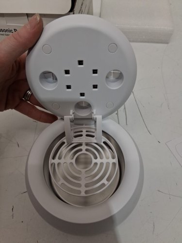 ultrasonic retainer cleaner - 24w 45khz - white (model: C200) image 4