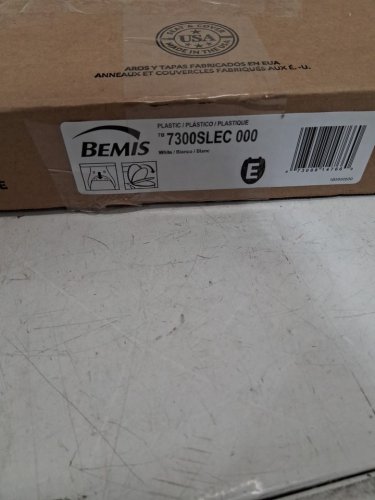 BEMIS slow close easy clean toilet seat - Elongated 18.5" - White - ( model: 7300SLEC 000 ) image 3