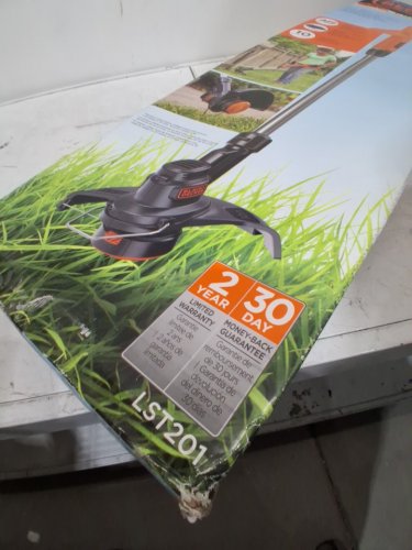 BLACK+DECKER STRING TRIMMER/EDGER - 10" - BLACK/ORANGE (MODEL: LST201-CA) image 3
