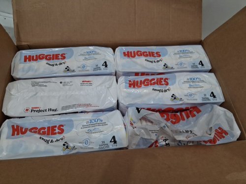 171PK HUGGIES SNUG AND DRY DIAPERS - SIZE 4 image 4