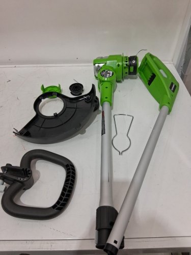 GREENWORKS CORDLESS STRING TRIMMER - 24V - BATTERY AND CHARGER NOT INCLUDED - 12" - GREEN *tool only* (MODEL: 2100302) image 3