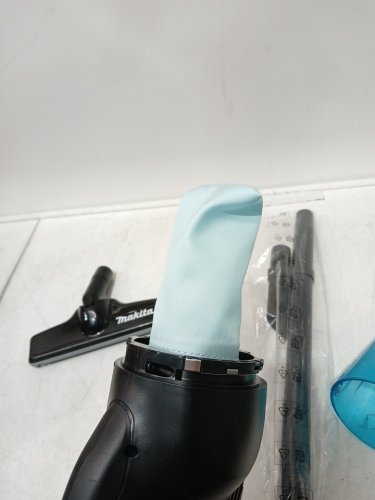 Makita 18v cordless handheld/stick vacuum cleaner *tool only* - teal/black (MODEL: DCL180ZB) image 4