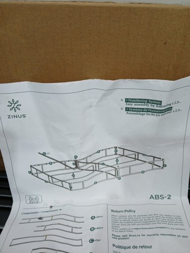 ZINUS Metal Smart Box Spring - Full - black (model: ZU-ABS-5FS) image 5