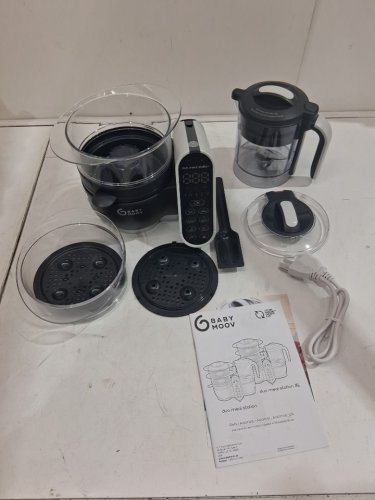 6-in-1 Babymoov Duo Meal Station Multi-Speed Baby Food Maker - 6 fuctions - grey (model: A001125) image 4