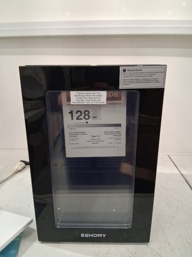 EUHOMY BEVERAGE REFRIGERATOR COOLER WITH 40°F-61°F DIGITAL TEMPERATURE CONTROL - 18L (HOLDS 25 CANS) - BLACK (MODEL: FWC008-11BL-CAEH /‎ WC-6B) image 4