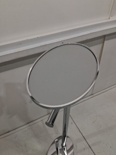 Better Living Ovo Toilet Caddy Toilet Paper Holder with Cell Phone Shelf - 26" - Chrome (model: 54584) image 5