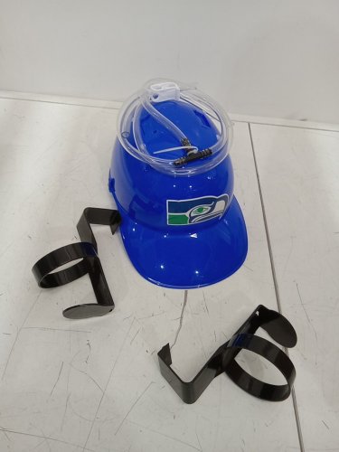 Seattle Seahawks branded double drinking hat - OSFM - blue image 3