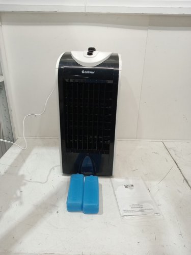 Costway Portable Evaporative Air Cooler - 75w - 120V - white/black (model: ES10354US-BK) image 3