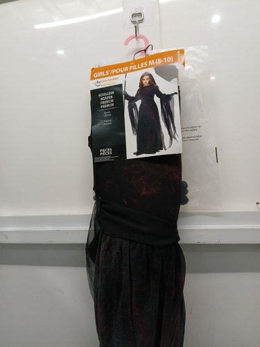 Girls Soulless Reaper Costume - MEDIUM 8-10 - BLACK RED image 3
