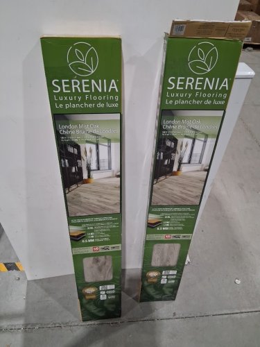 11PK Serenia Luxury Flooring London Mist Oak Vinyl Planks - 7.1" x 48" - Oak (Model: 3857) image 2