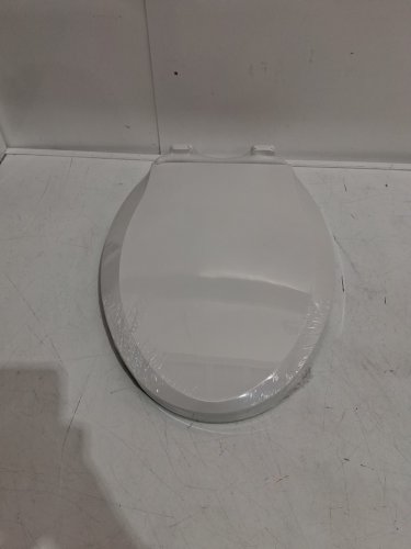 GARVEE Elongated Soft Close Toilet Seat Cover / Lid - 19" - white (Model: PHO-0R8LA399) image 3