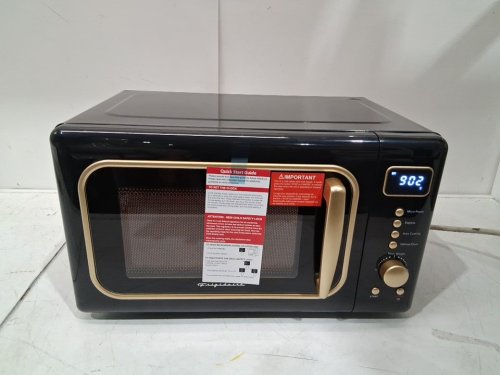 Frigidaire Retro Microwave Oven - 0.7CU.FT - 700W - retro Black/Gold (Model: EMW788-BLACKGLD) image 2