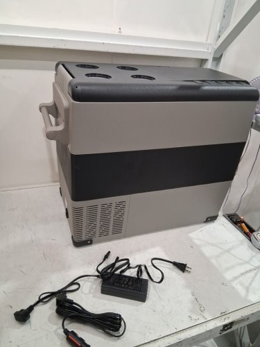 EUHOMY Electric Cooler Refrigerator Fridge/Freezer With APP Control - 55L CAP - 12V - Black/Grey (Model: CF001-55GR-CAEH) image 5