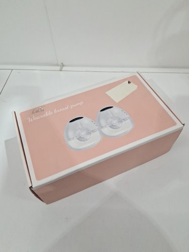 lulia wearable breast pump with 4 modes and 9 levels and carry bags - white image 2