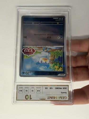 NXR GRADED GEM MINT 10 QUAXLY POKEMON 2025 PROMO 120/SV-P CARD image 2