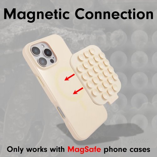 SONIX magsafe compatible phone case for IPHONE 16 with SUCTION PHONE MOUNT - blue (Model: A22-S005-M011) image 2