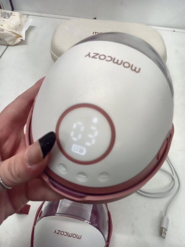 MOMCOZY MOBILE STYLE M6 HANDS-FREE SLIM DOUBLE BREAST PUMP - COZY RED (MODEL: BP311) image 10