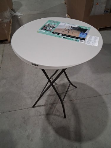 Lifetime Bistro round Table- 33" - grey/black (model : 1987643) image 4