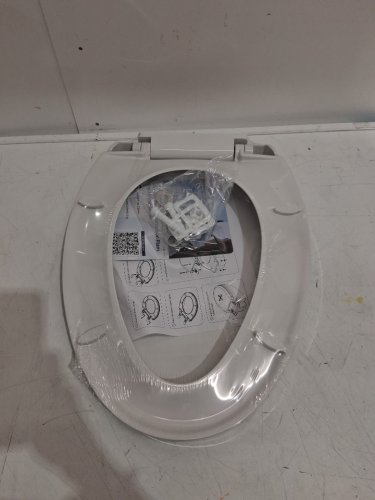 GARVEE Elongated Soft Close Toilet Seat Cover / Lid - 19" - white (Model: PHO-0R8LA399) image 4