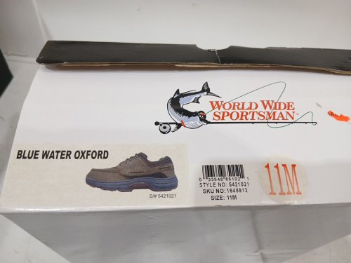 Worldwide Sportsman Blue Water Boat Shoes with non-slip rubber outsoles - 11 medium - Dark Brown / green (style: 5421021) image 10