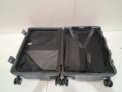 LEVEL8 Lightweight Hard Shell Suitcase with Spinner Wheels and  Double TSA Locks - 20" - blue image 8