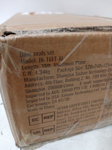 Door Rubber Seals Set - 7.5FT - Aluminum image 2