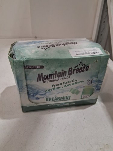 24PK MOUNTAIN BREEZE SUGAR FREE SPEARMINT BREATH FRESHENING STRIPS image 2
