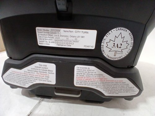 BABY JOGGER CITY TURN 180° ROTATING & CONVERTIBLE CAR SEAT - (4 - 40lbs) - ONYX BLACK (MODEL: 2202884) image 9