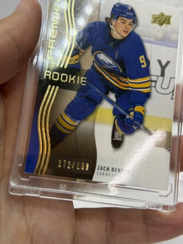 UPPER DECK 2023-24 PREMIER ROOKIE ZACH BENSON LIMITED EDITION #172/199 CARD (#148) image 2