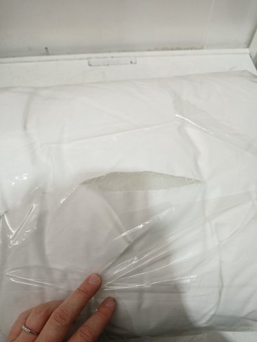 THRESHOLD MACHINE WASHABLE PERFORMANCE PILLOW - KING - WHITE image 4