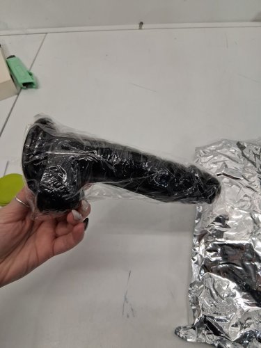 ADULTS KING COCKS DILDO WITH SUCTION - 6"- BLACK image 3