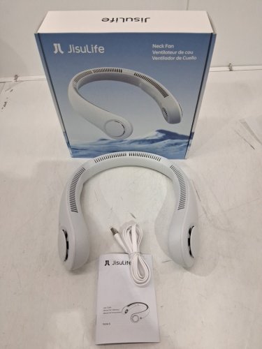 Jisulife LIFE4 5-Speed portable neck fan - OSFM - White (model: fa14-s) image 2