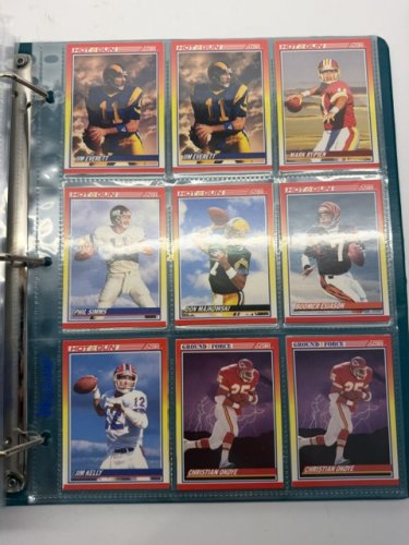 400+ APPROX ASSSTD 1990 SCORE NFL FOOTBALL CARDS image 19