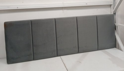 Upholstered Bed Frame With Headboard - Queen - Grey image 4