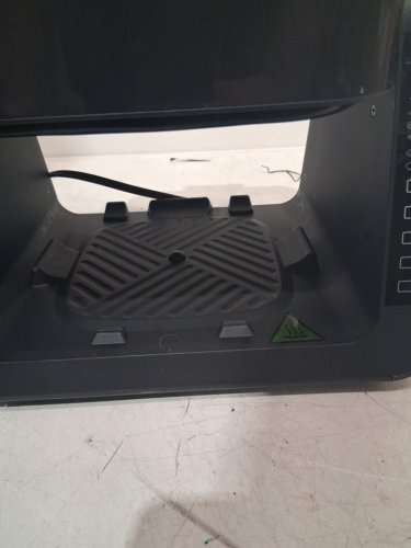 nutrichef air fryer & grill - 7-1 preset cook modes - 4qt glass air fryer - 1.2 qt grill - black (model: ncaf538tb) image 5