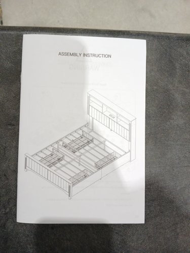 EnHomee Headboard with Storage and charging station - Full - White (Model: 55SCHPBFAS4DCMFA) image 10