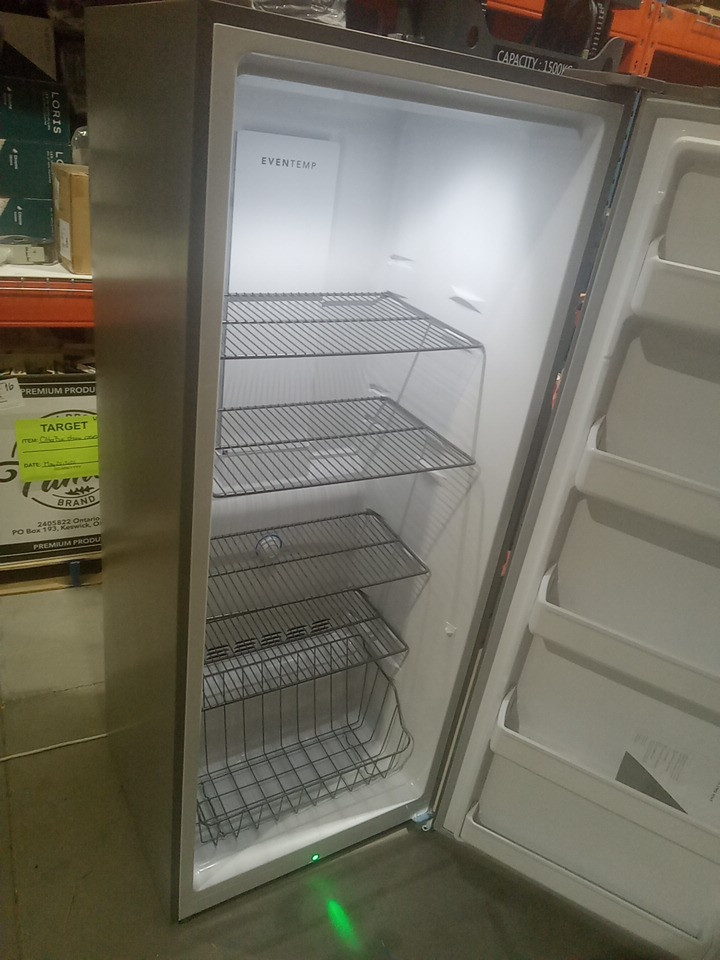 Frigidaire Garage Ready Upright Freezer with reversible door - 13 Cu. Ft. - Stainless Steel (model:FFFU13F2VV) image 3